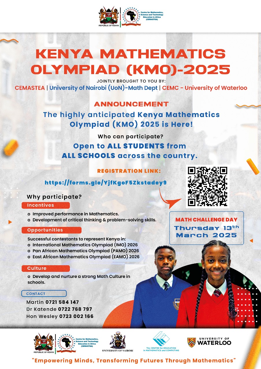 Kenya Mathematics Olympiad (KMO) 2025